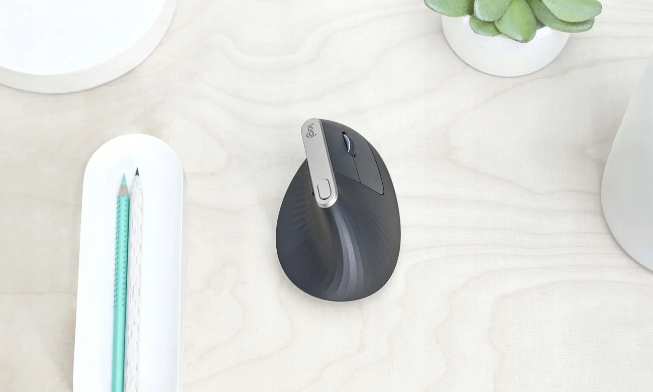Logitech Wireless Mouse MX Vertical Graphite USB Bluetooth TO WORK - Bild 9 von 16