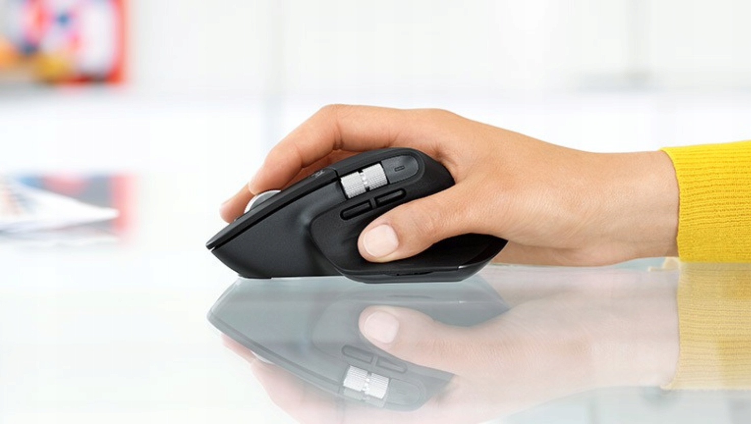 Logitech MX Master 3S Graphit Kabellose Maus IDEAL ZUM ARBEITEN MIT - Bild 11 von 16