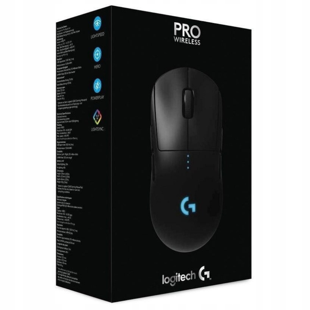 Logitech G PRO LIGHTSPEED Kabellose optische HERO 25K Gaming-Maus - Bild 1 von 16