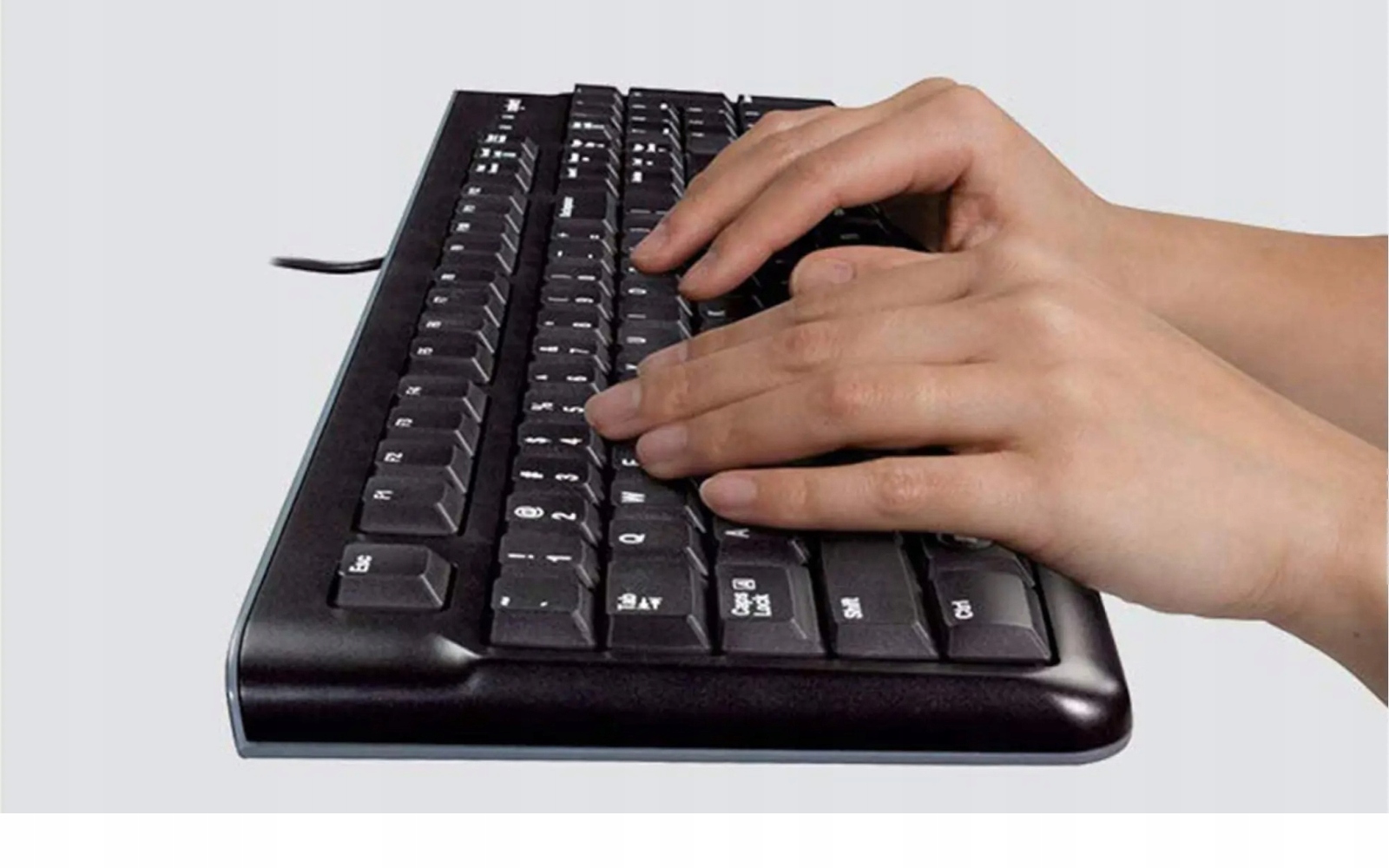 Kabelgebundenes Tastatur-Set. + Maus Logitech MK120 Schwarz USB-A IDEAL FÜR ZUHA - Bild 12 von 16