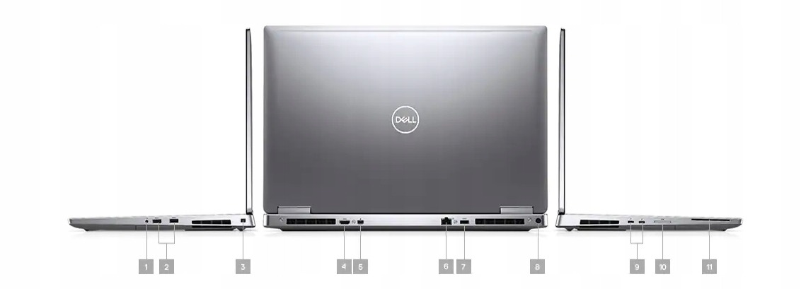 Laptop Dell Precision 7740, i7-9850H, 16GB RAM, 512GB SSD, Quadro