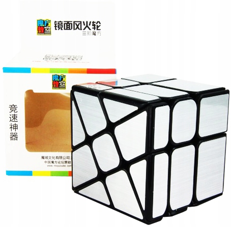 ORYGINALNA KOSTKA RUBIKA Mirror Wind Silver 3x3x3