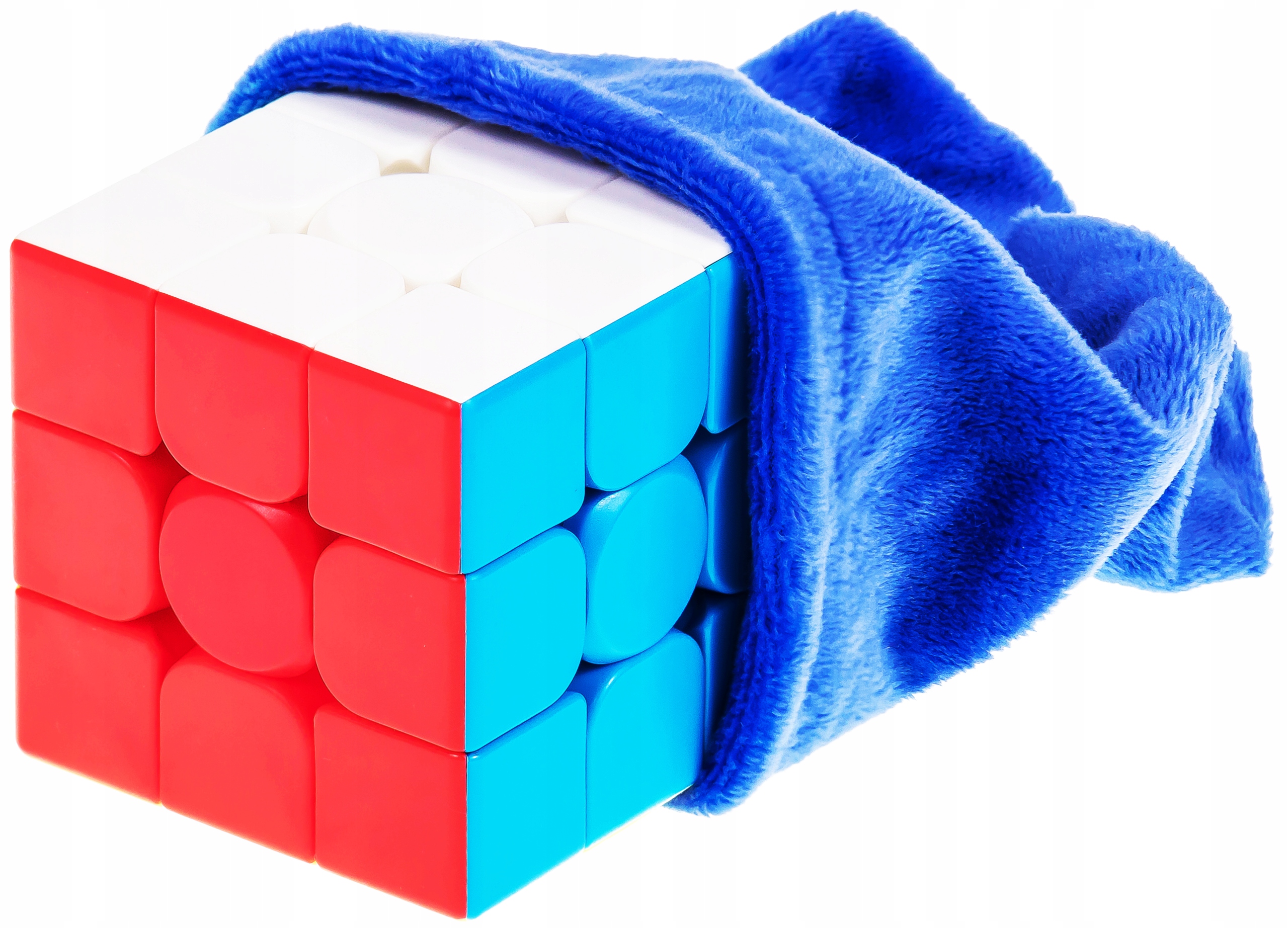 UNIWERSALNY ETUI FUTERAŁ NIEBIESKI WSZYSTKICH KOSTEK RUBIKA