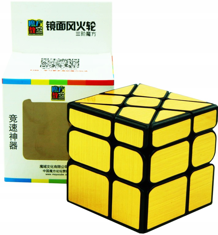 ORYGINALNA KOSTKA RUBIKA Mirror Wind Gold 3x3x3