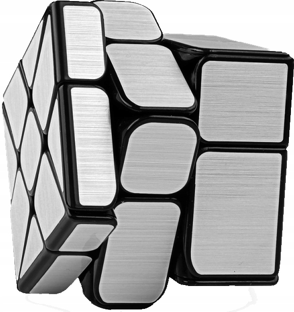 ORYGINALNA KOSTKA RUBIKA Mirror Wind Silver 3x3x3