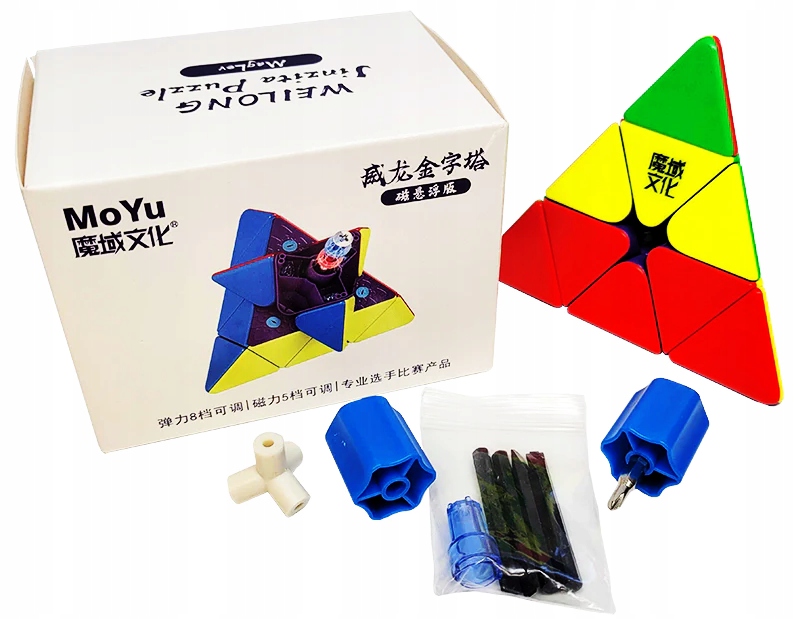ORYGINALNA KOSTKA RUBIKA MoYu RS Maglev Pyraminx 3x3x3