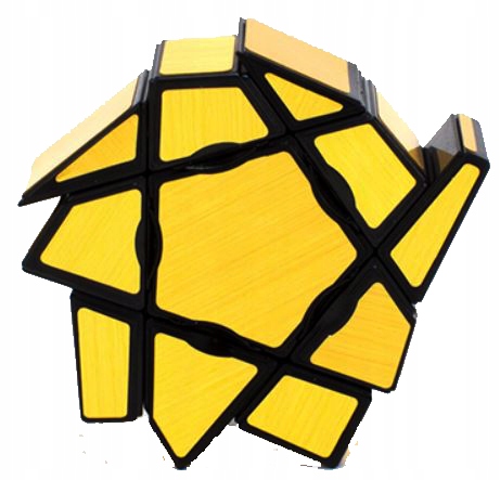 ORYGINALNA KOSTKA RUBIKA YJ Ghost Cube Gold