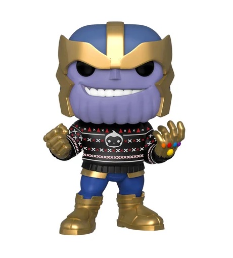 Funko POP! Marvel Happy Holidays Hulk Groot Cap Thanos 4pak SE
