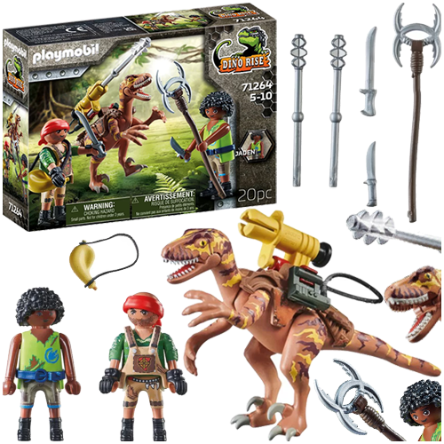 PLAYMOBIL 71264 Dino Rise Deinonychus Jaden 20el