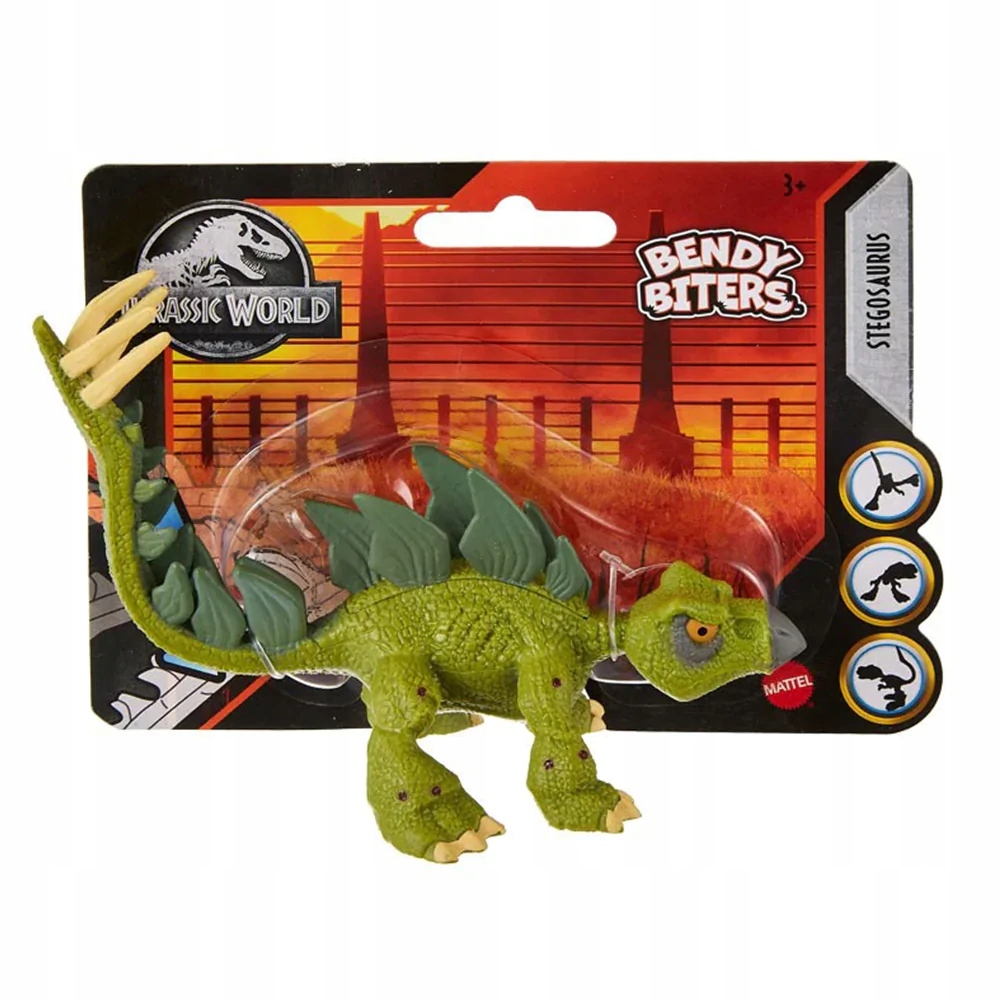 Mattel Jurassic World Bendy Biters Stegosaurus