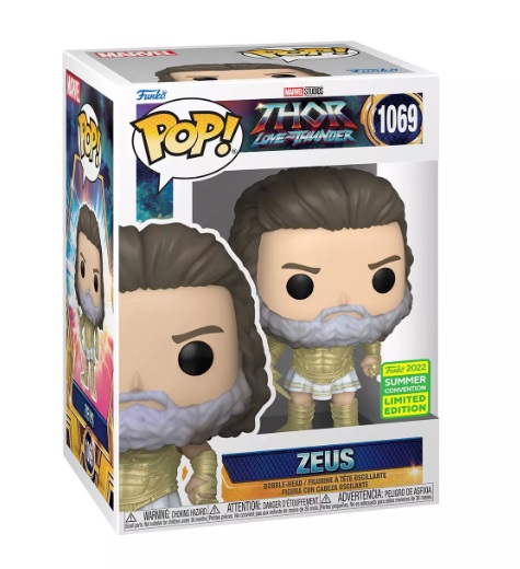 Funko POP! Marvel Thor Love Thunder Zeus 1069 Limited Edition