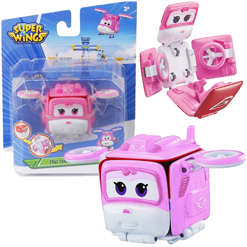 Super Wings robot transform Dizzy samolot 10cm
