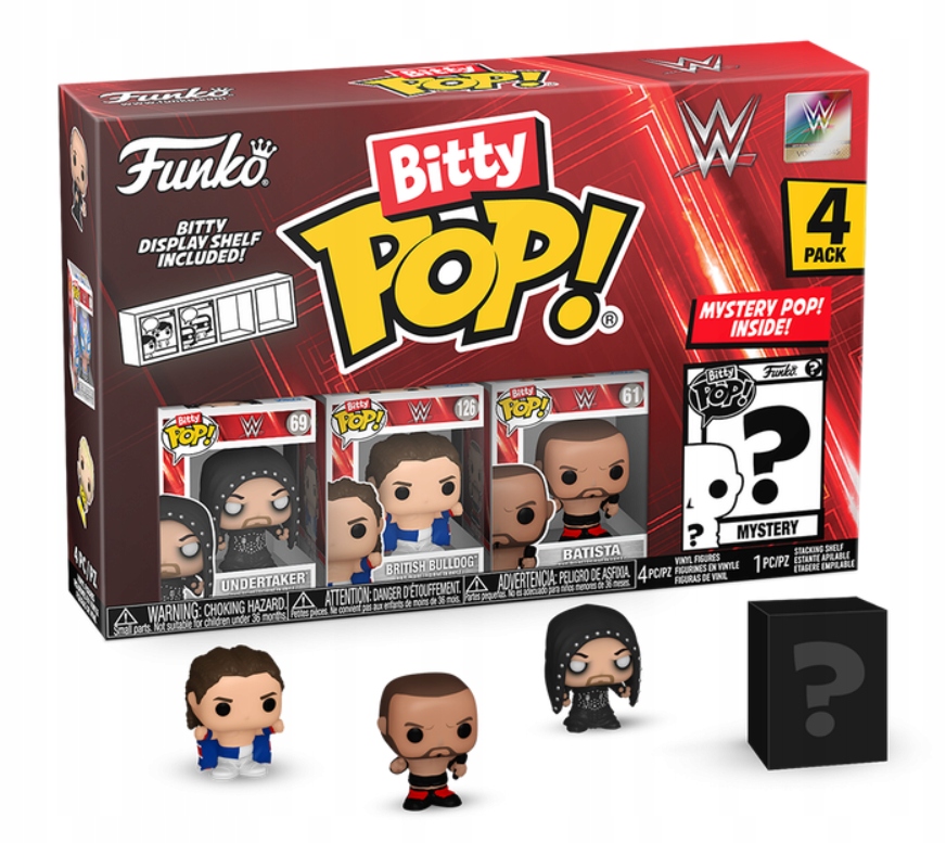 Funko Bitty POP! WWE Undertaker 2cm 4pak