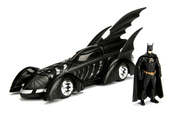 JADA Metal DC Comics Batman BATMOBILE 1:24 Forever