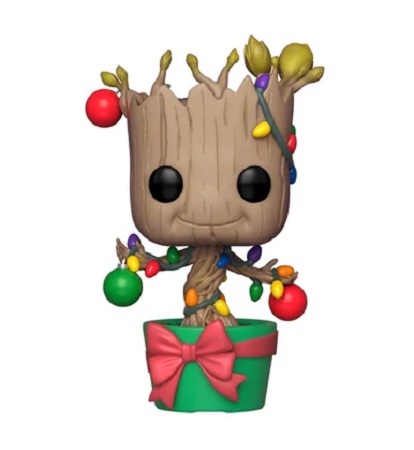 Funko POP! Marvel Happy Holidays Hulk Groot Cap Thanos 4pak SE
