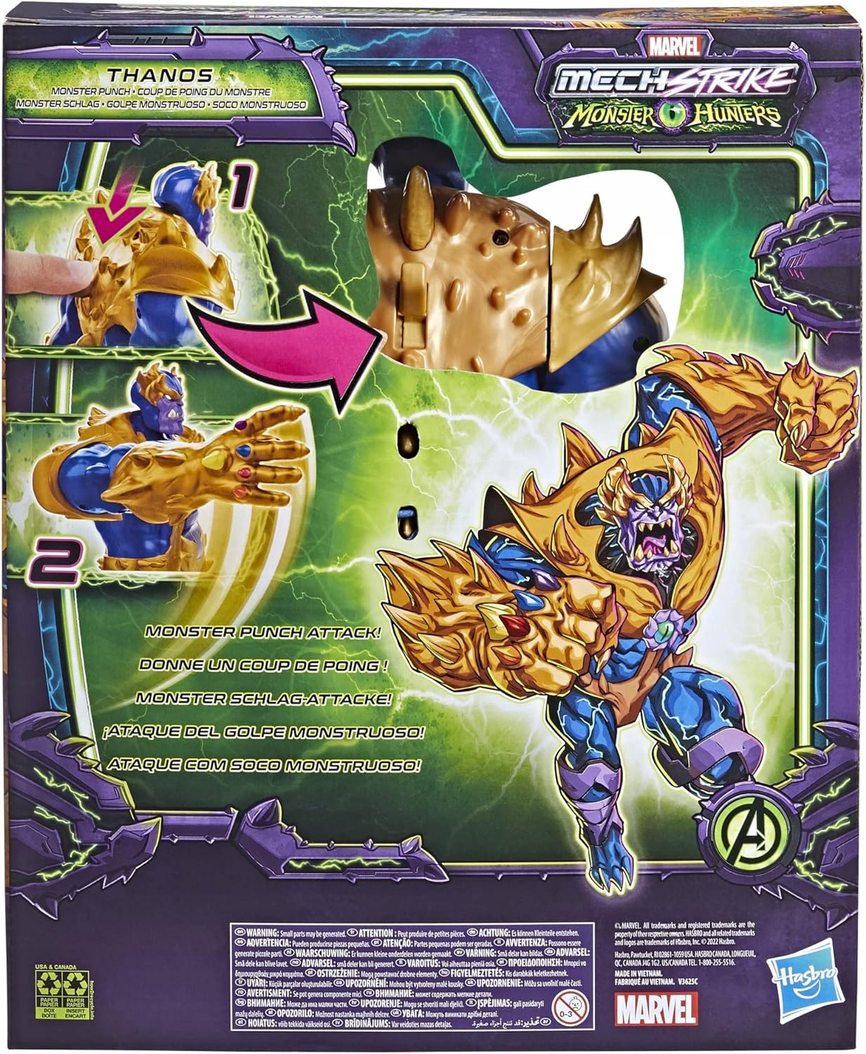 Hasbro Mech Strike Monster Hunters Thanos 24cm