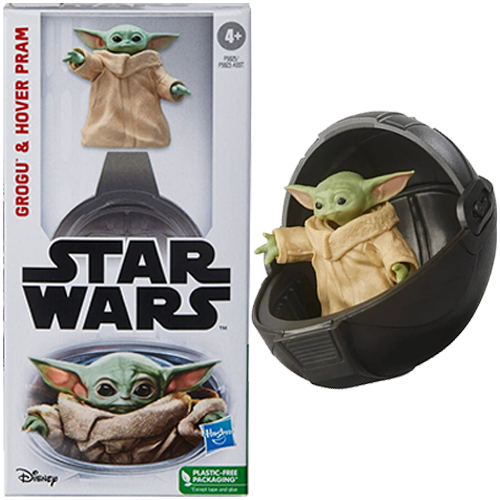 Hasbro Star Wars Baby Yoda Grogu Hover Pram