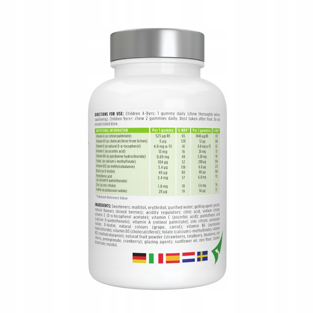 MULTIWITAMINA żelki dla dzieci OWOCOWE Aktywne WItaminy i Minerały Igennus