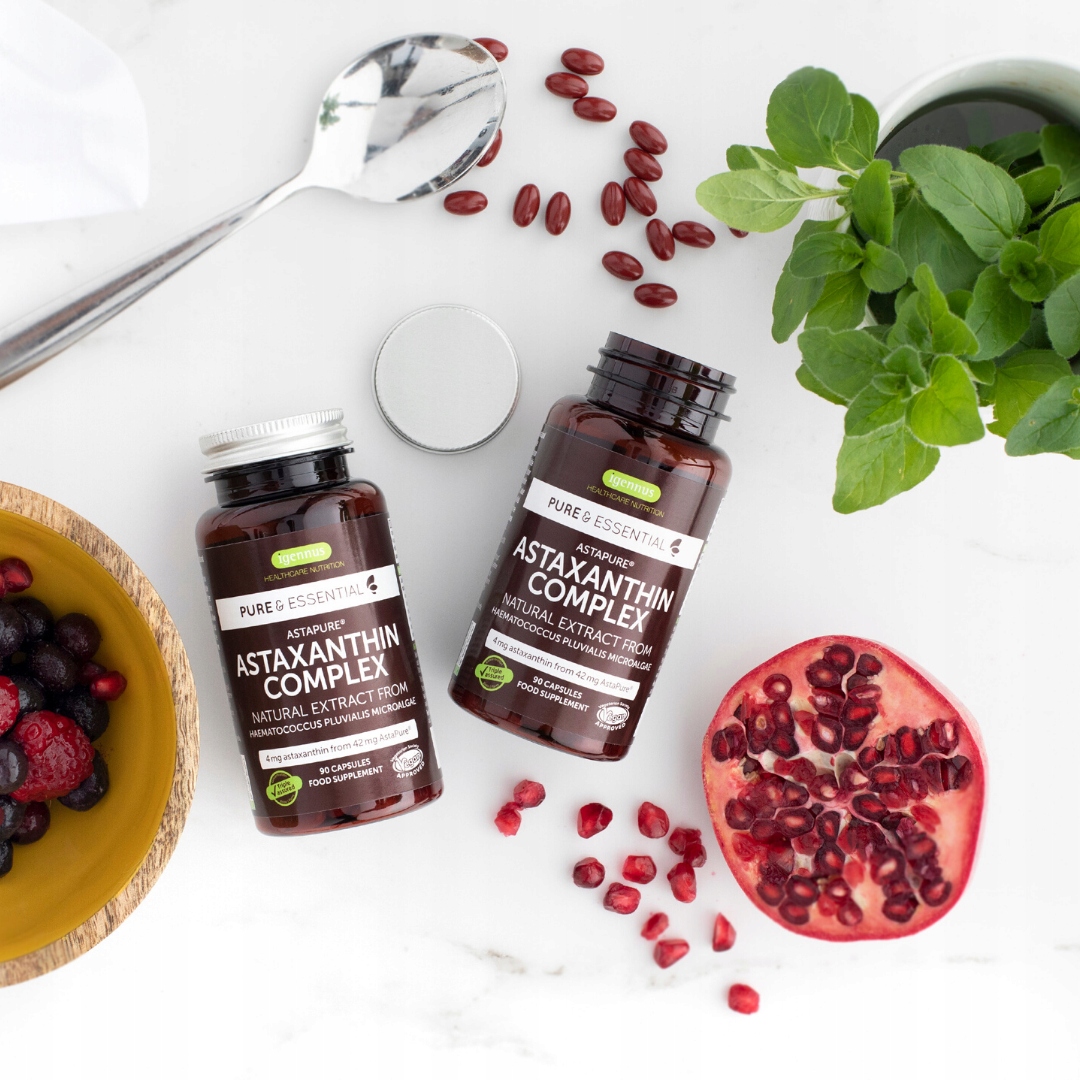 ASTAKSANTYNA AstaLif 42mg Ekstrakt z MIKROALG kompleks z LUTEINĄ Igennus