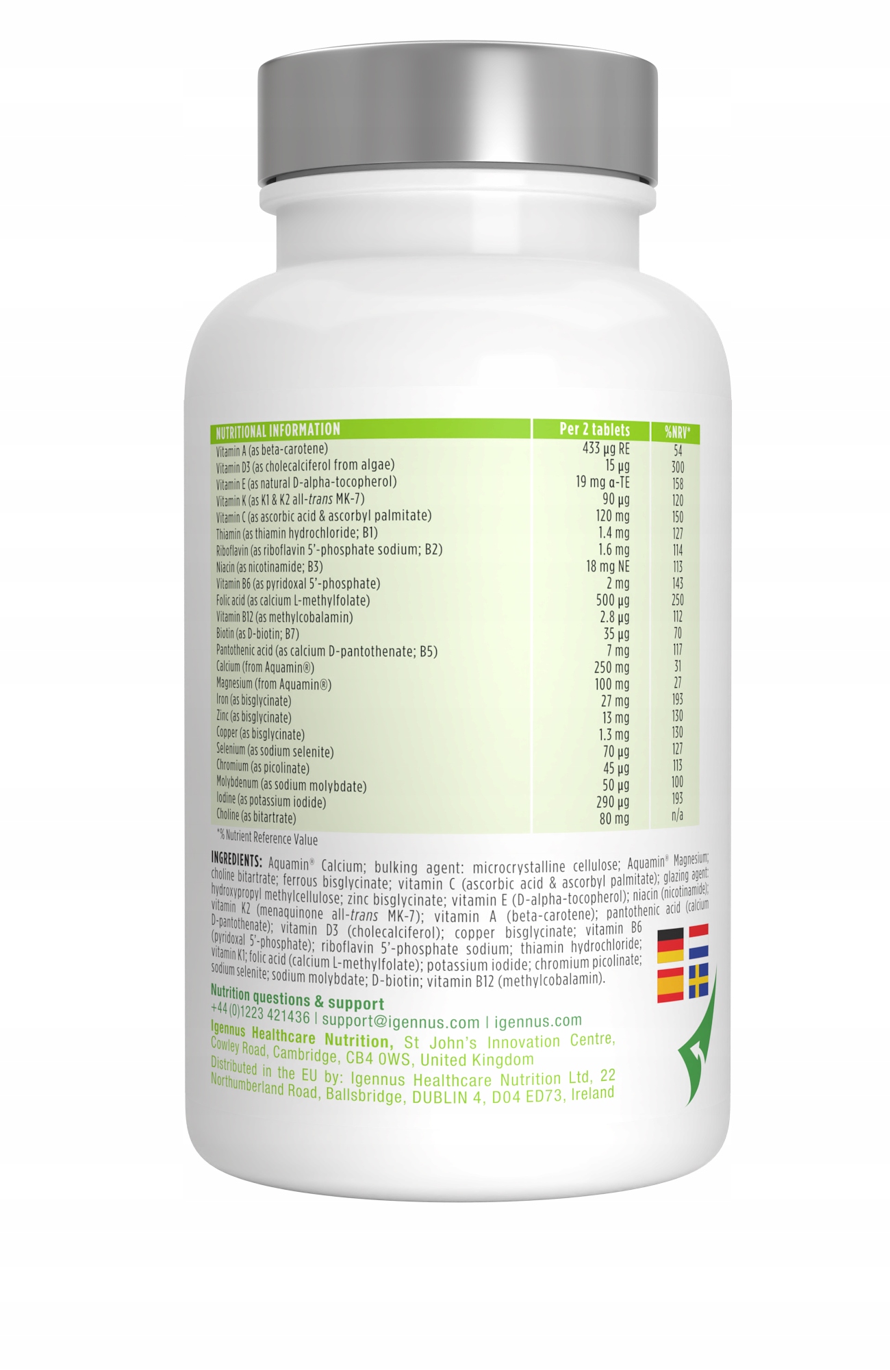 PRENATAL witaminy dla kobiet W CIĄŻY aktywny kwas foliowy CHOLINA Igennus