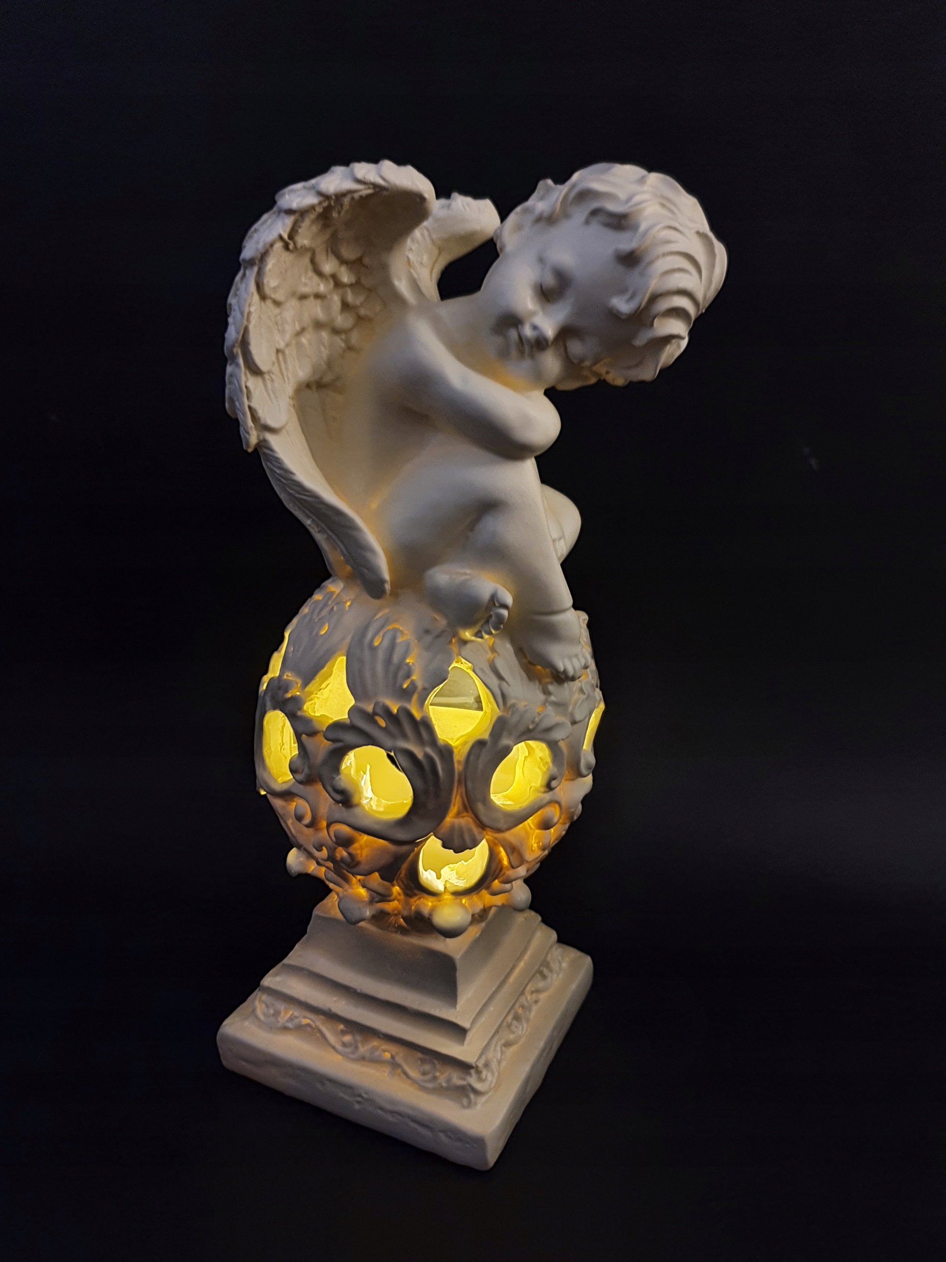 SOLARNY ANIOŁ LED ANIOŁEK 26CM SOLARNA OGRODU