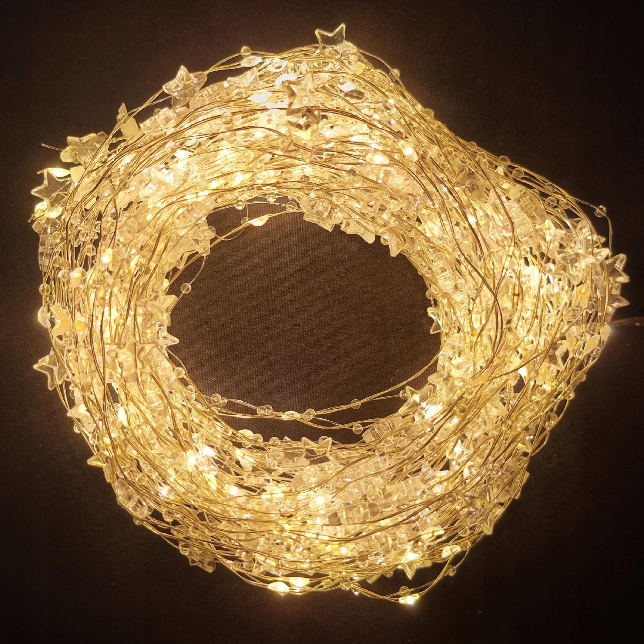 LAMPKI DRUCIKI KORALIKI 200 LED Programator MIKRO