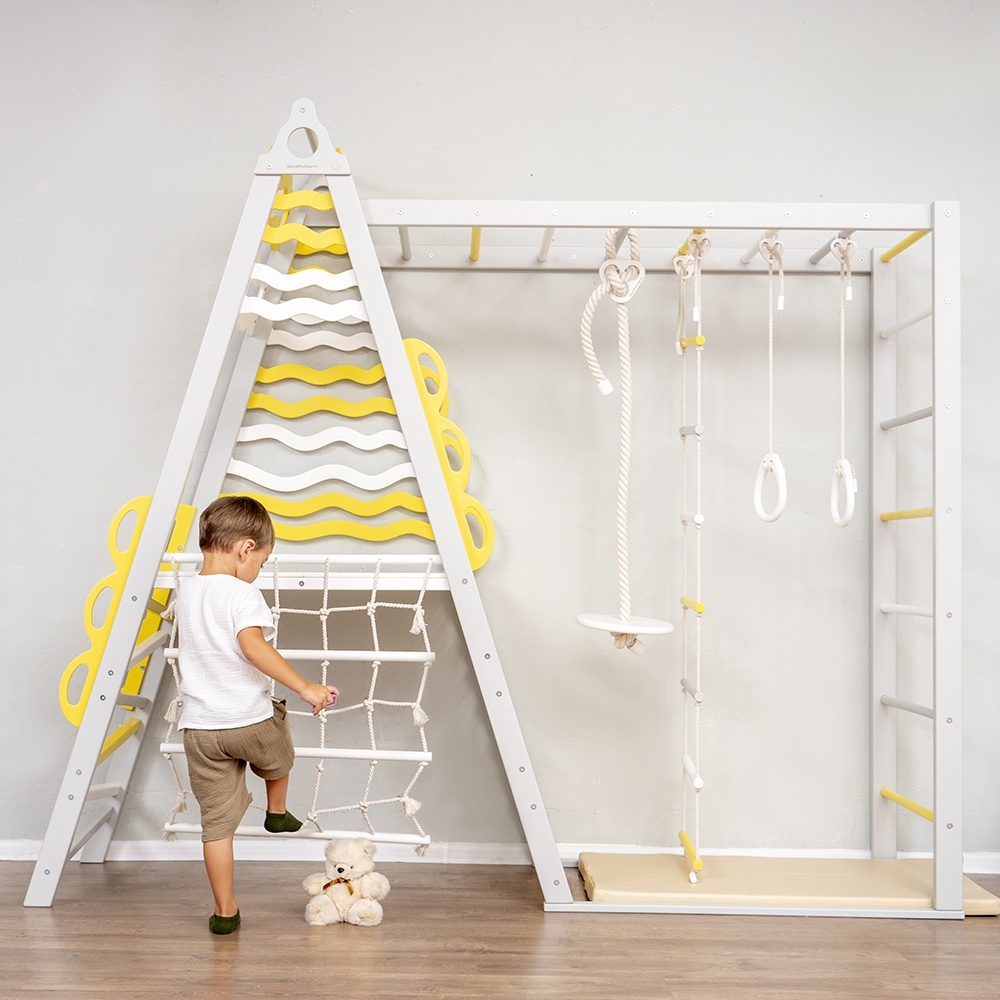 domowy plac zabaw Wave basic - szary