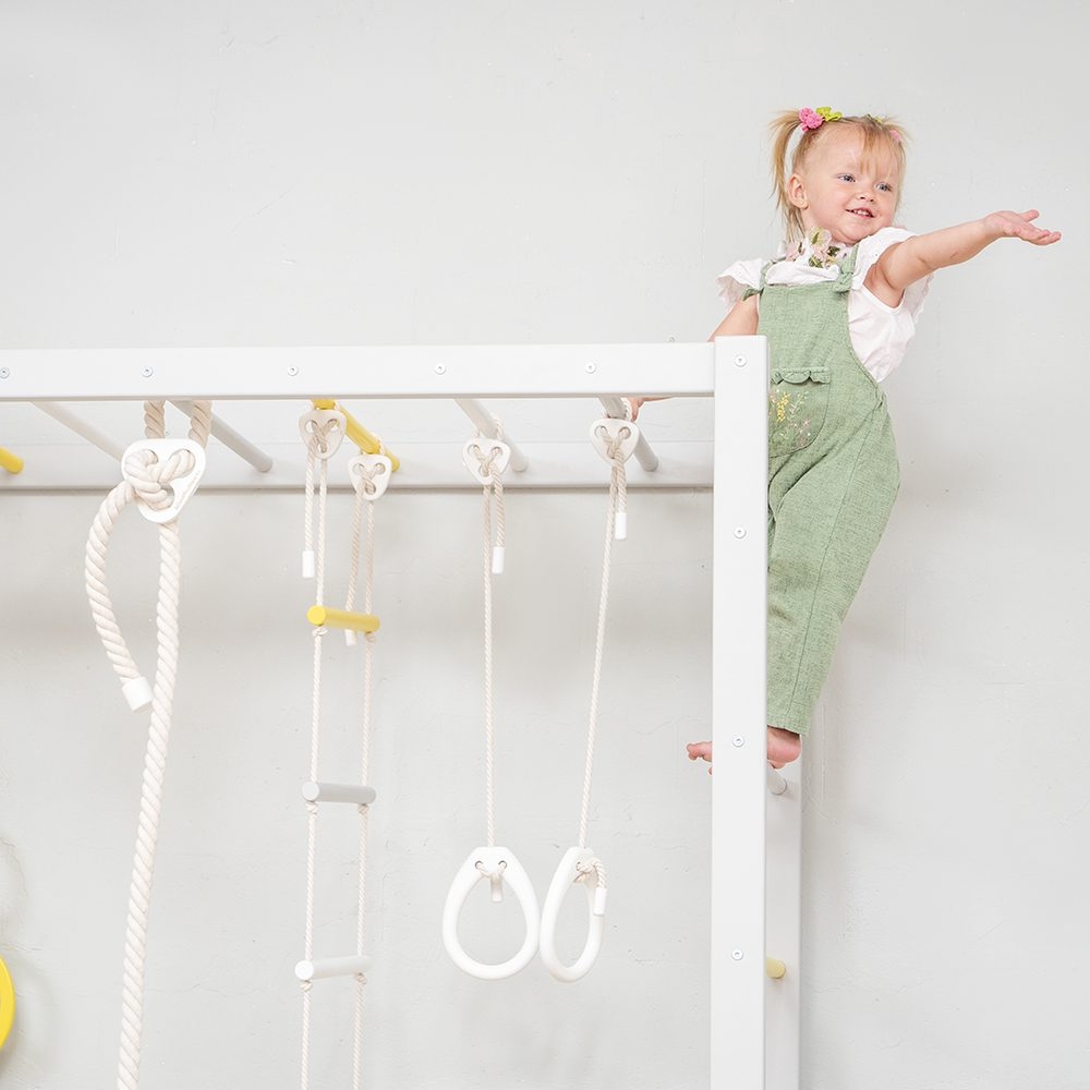 domowy plac zabaw Wave basic - szary