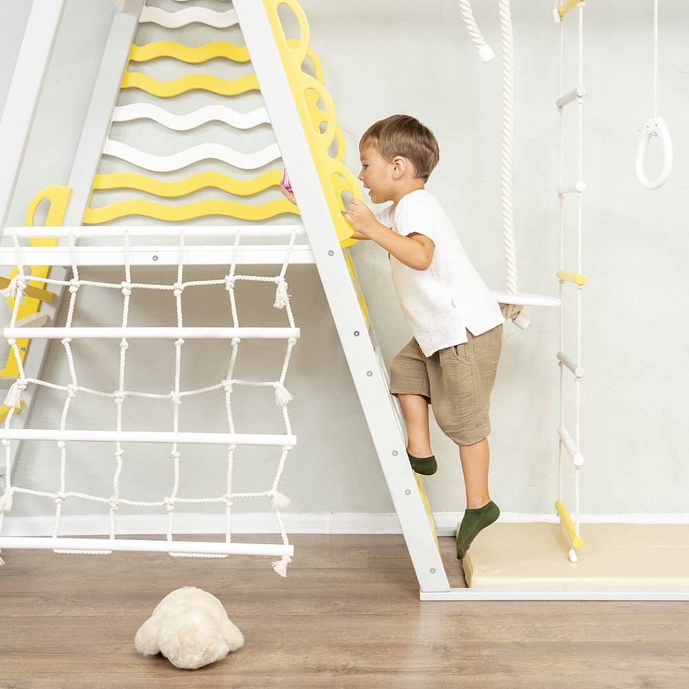 domowy plac zabaw Wave basic - szary