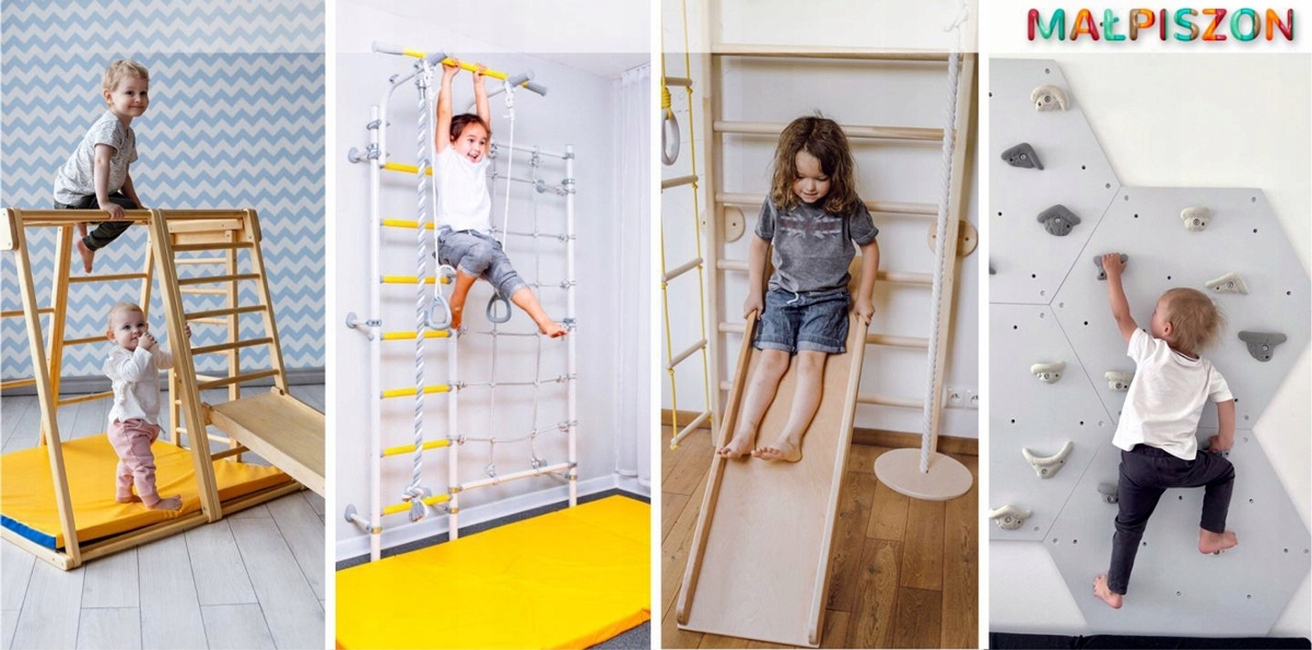 domowy plac zabaw Tower Max - drewno