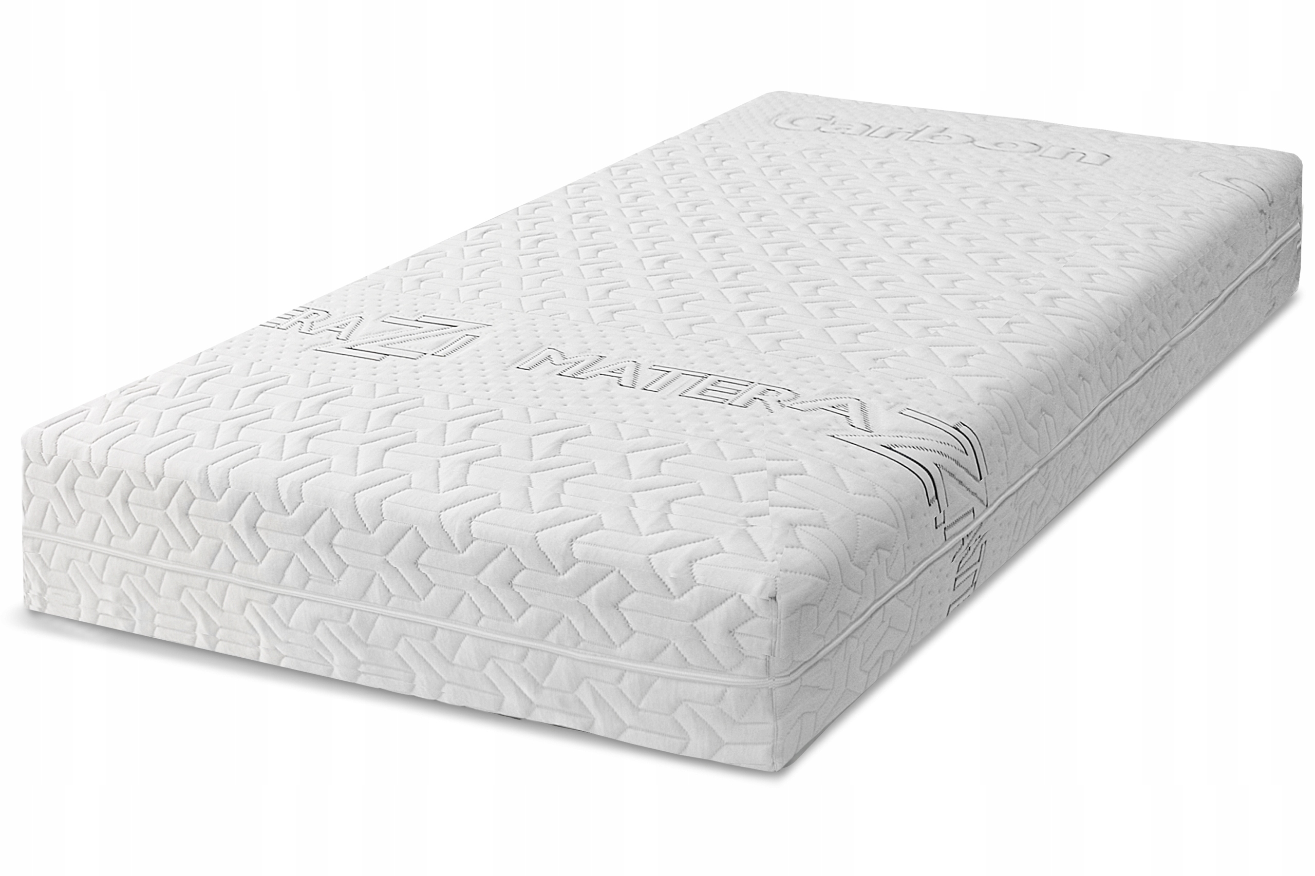 Materac twardy 100x200 CARBON MAX 2x KOKOS Pocket 7 stref