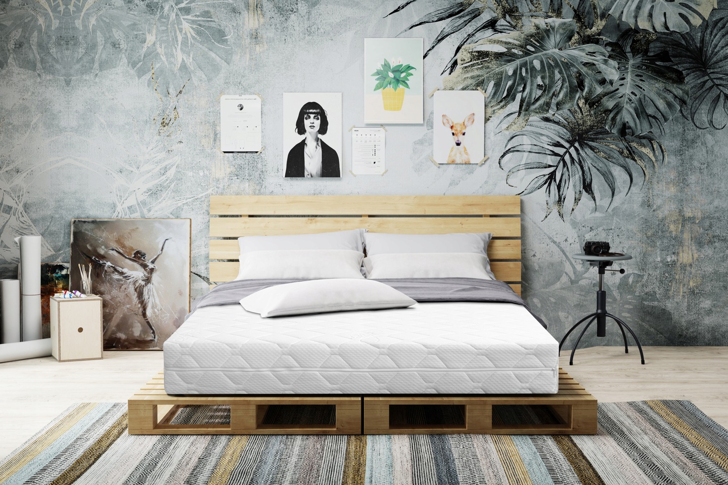 Materac SILVER WAVE 160x200 Piankowy 7 Stref LUX