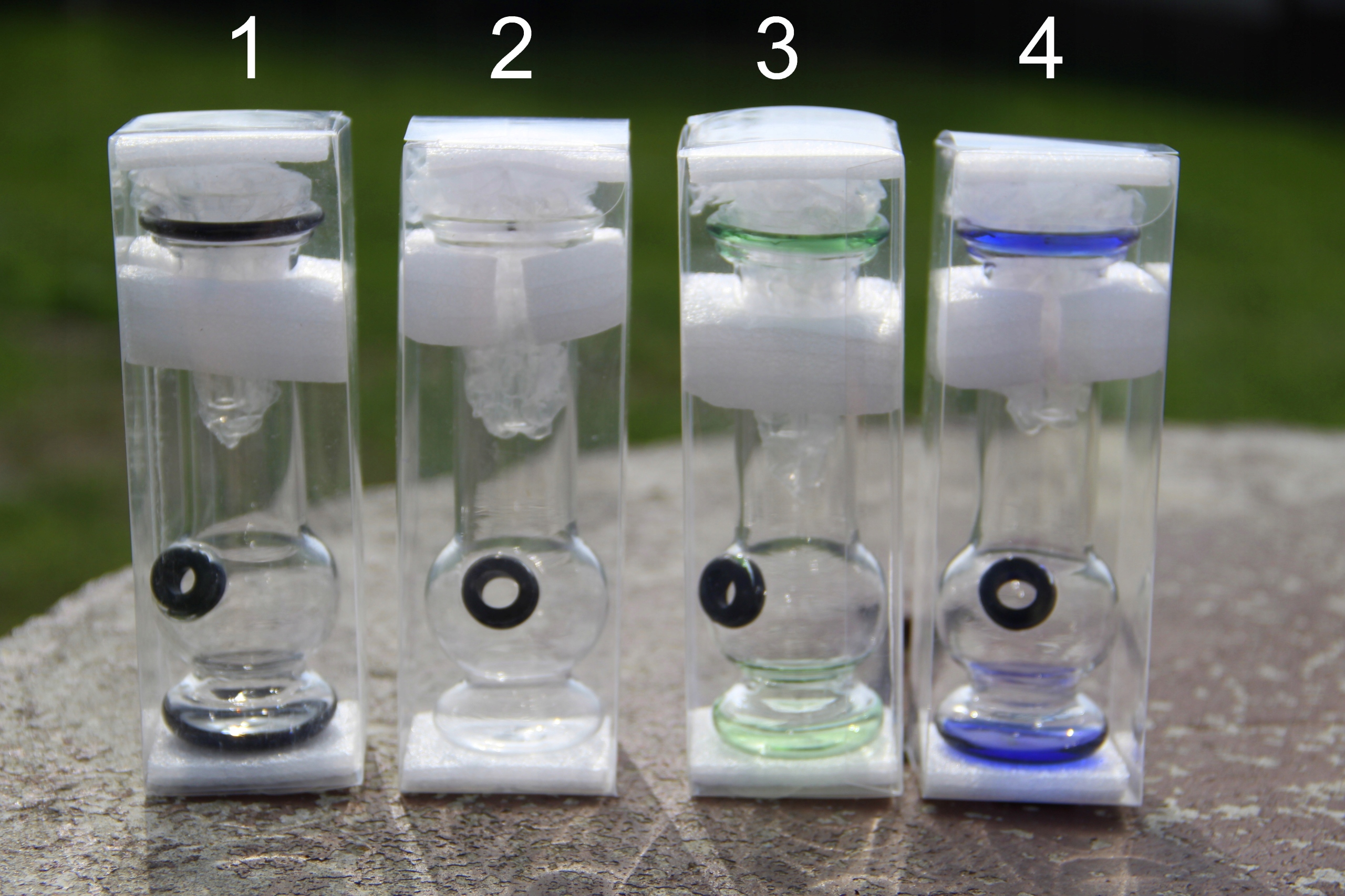 Fajka Wodna Bongo Szklane 12 cm Atomic