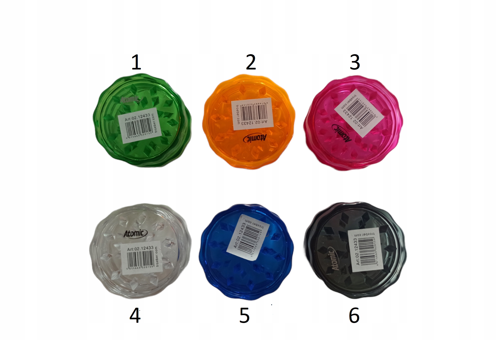 Grinder do Tytoniu Plastikowy Młynek marki Atomic