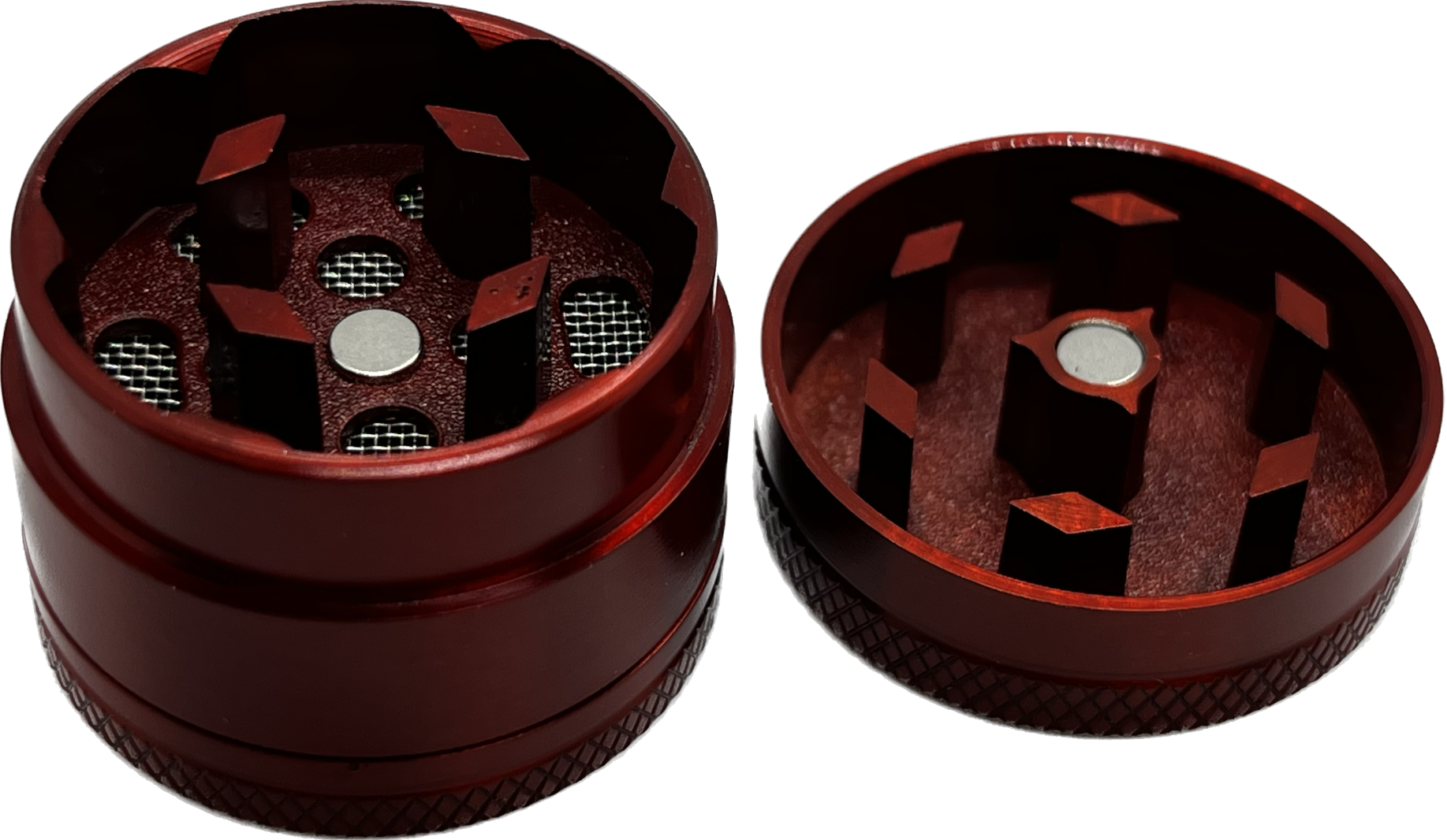 Mały Młynek do Przypraw Tytoniu Suszu Czerwony