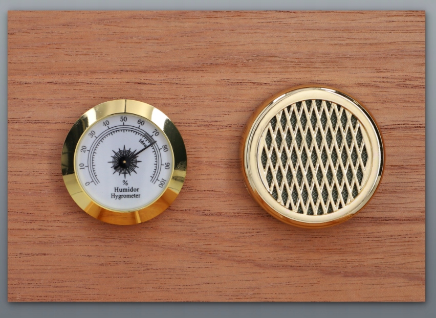 Brązowy Humidor Profesjonalny Pojemnik na Cygara