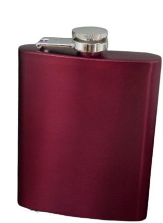 Piersiówka ze Stali Nierdzewnej Purpurowa Metalowa 7 OZ 210 ml Gentelo