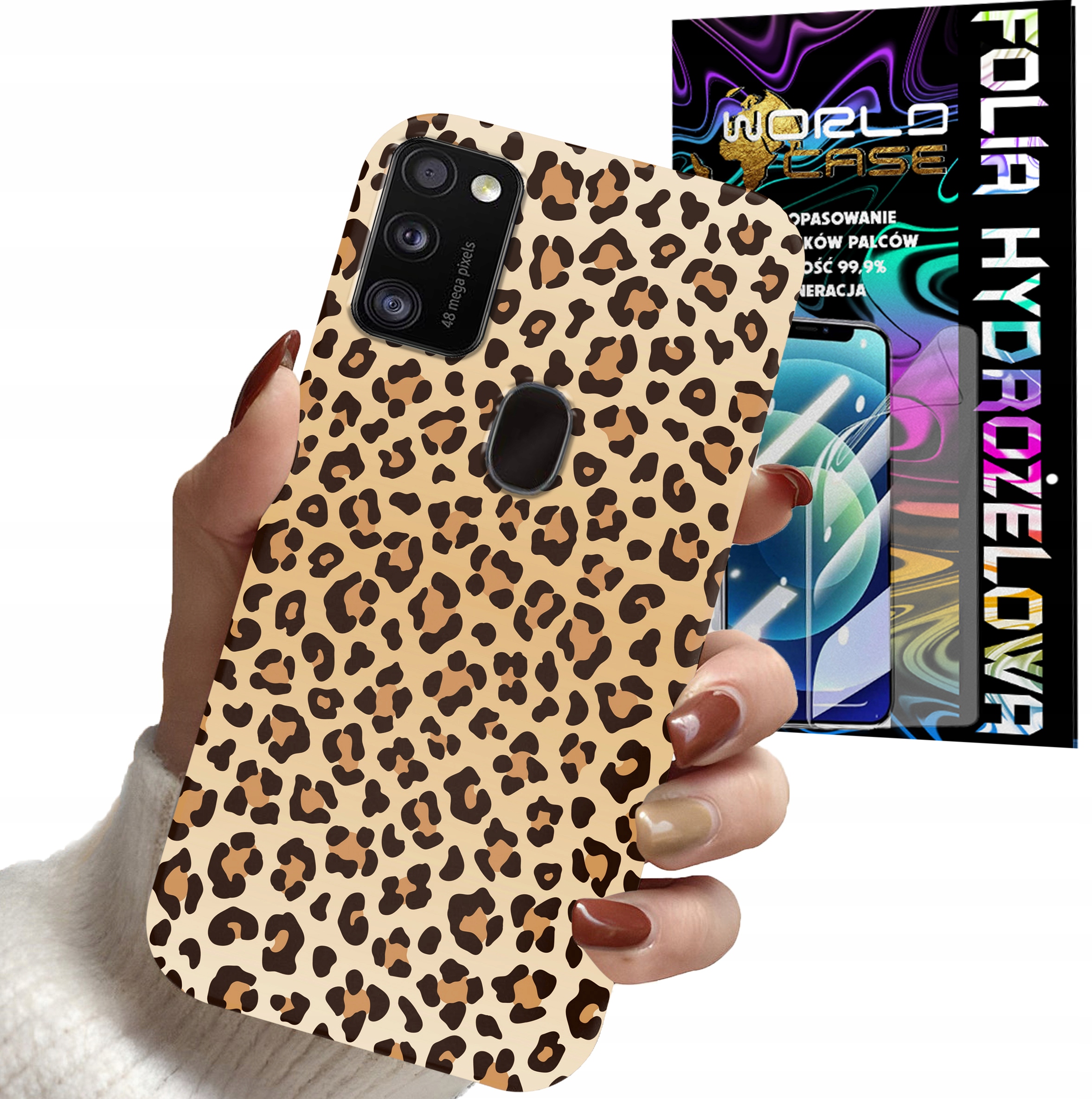 ETUI CASE DO SAMSUNG M13 4G - PANTERKA WZORKI MODNE WZORY DLA KOBIE + FOLIA