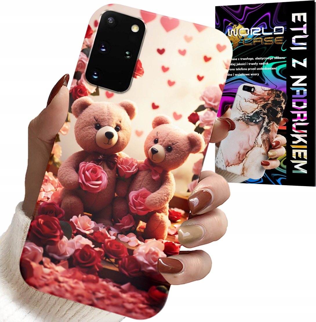 ETUI DO SAMSUNG GALAXY S20 PLUS - MISIE, LOVE YOU, SERCA WIELE WZORÓW CASE