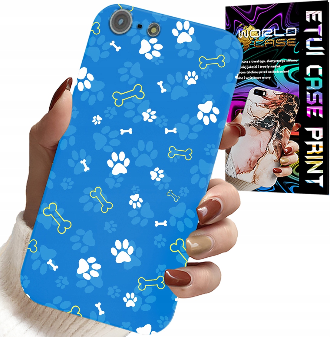 ETUI DO IPHONE 5 / 5S / 5C - ŁAPKI KOŚCI PIES PATROL WZORY DLA DZIECI
