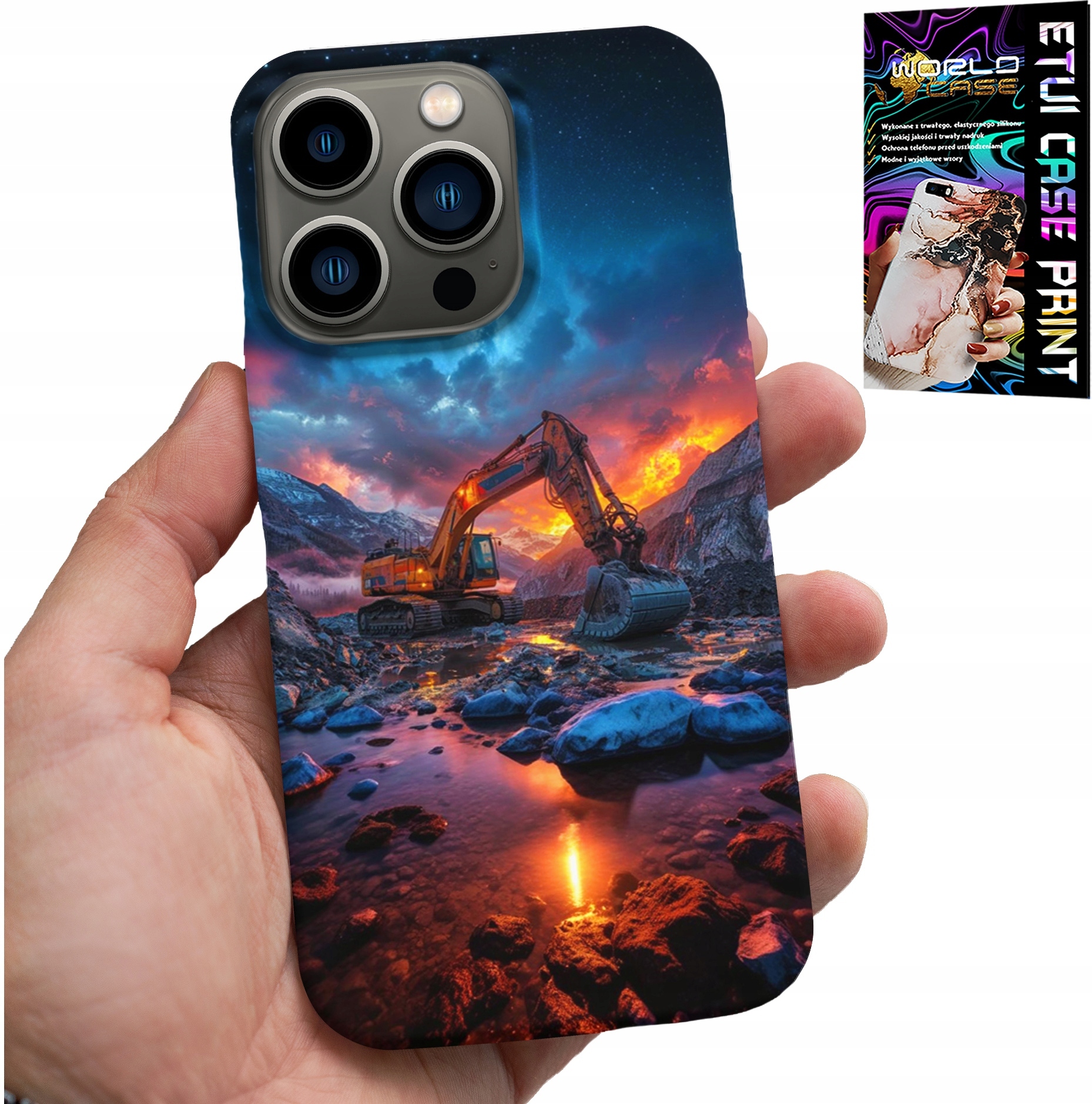 ETUI DO IPHONE 14 PRO - TRAKTOR CIĄGNIK ROLNICZY FARMA UPRAWA