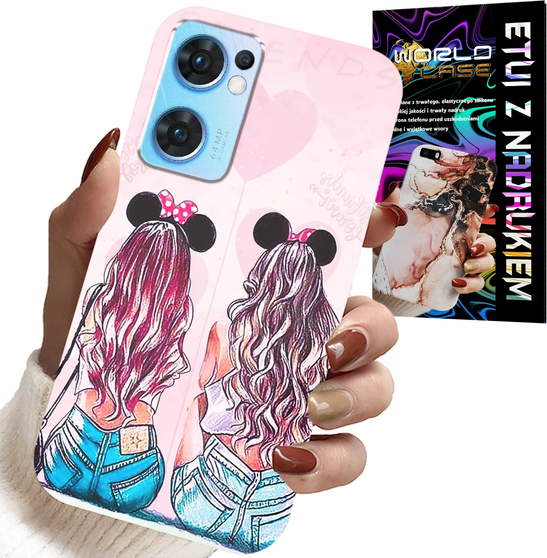 ETUI DO OPPO RENO7 5G - WZÓR DLA NAJLEPSZYCH KOLEŻANEK KOLEŻANKI
