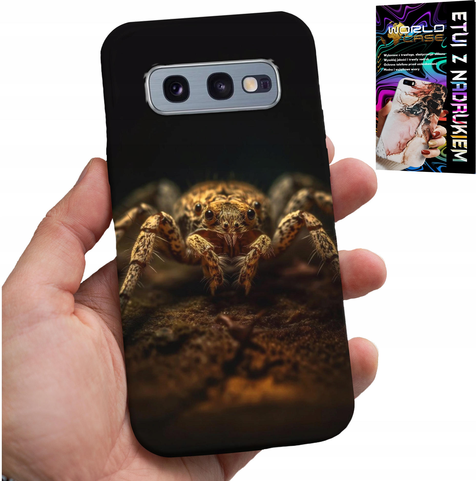 ETUI DO SAMSUNG GALAXY S10E - PAJĄK PTASZNIK PAJĄKI PAJĘCZAKI CASE