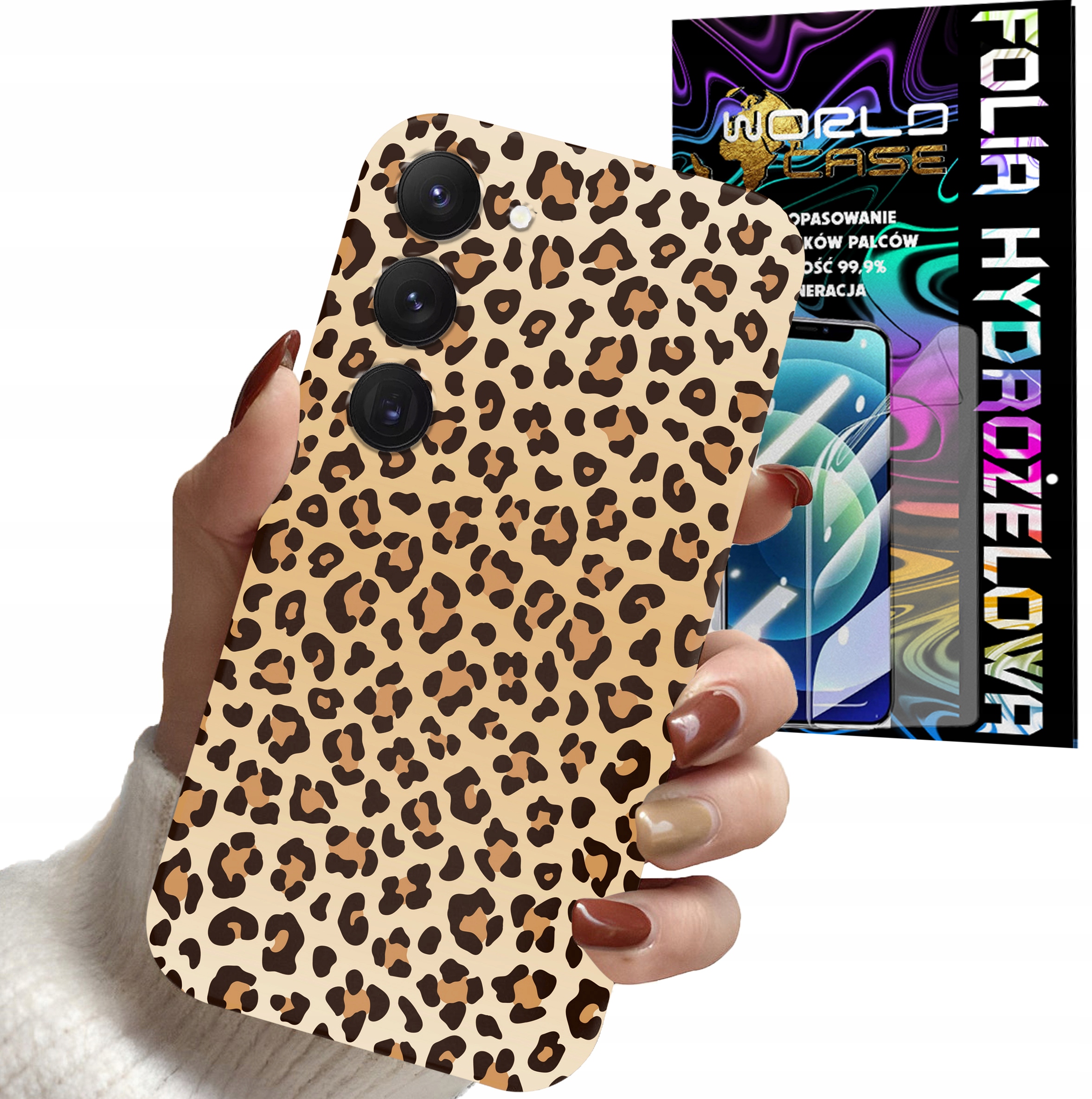 ETUI CASE DO SAMSUNG S23 PLUS - PANTERKA WZORKI MODNE WZORY KOBIET + FOLIA