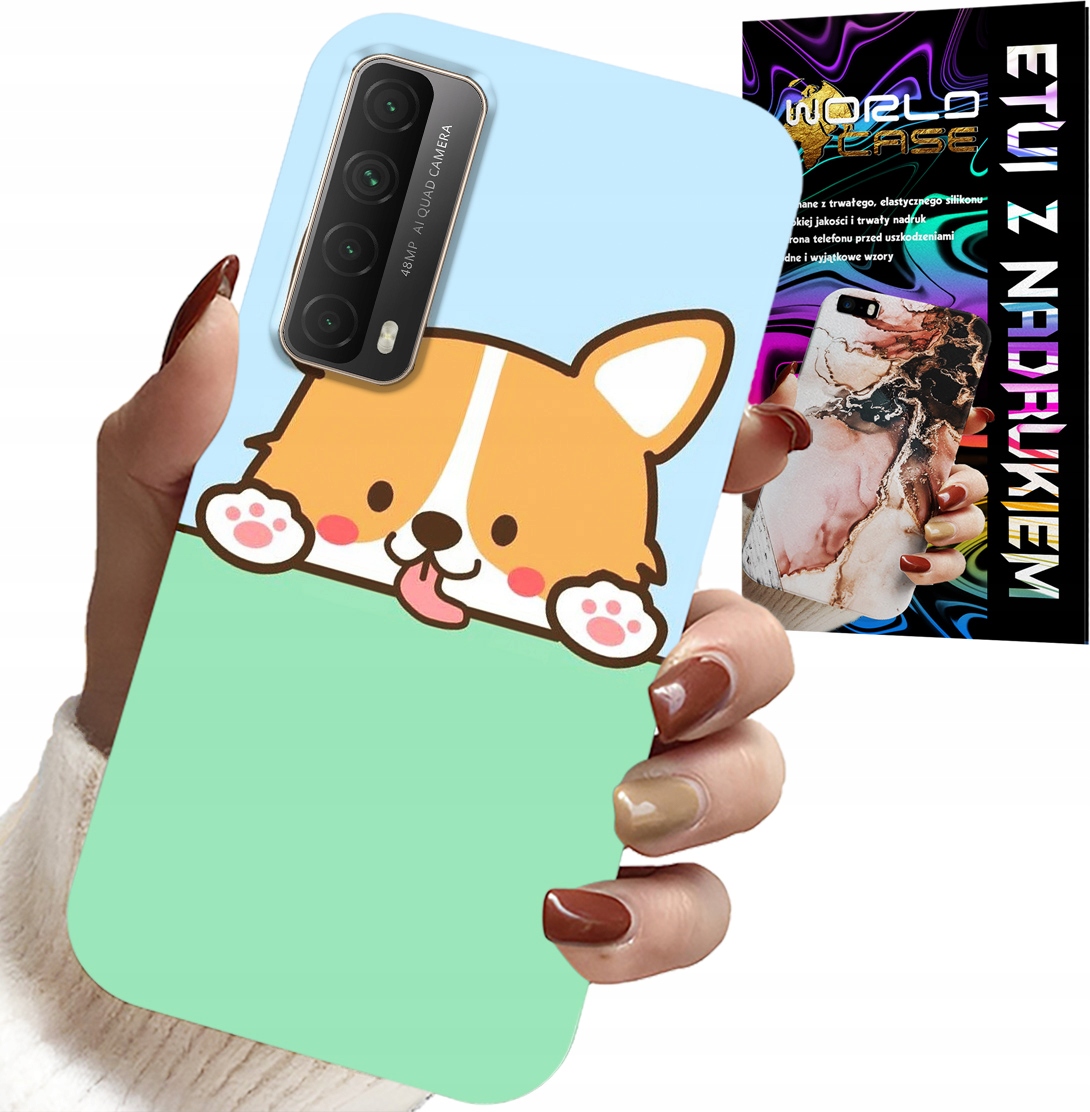 ETUI DO HUAWEI P SMART 2021 - SŁODKI PIESEK WZORY Z BAJEK POKROWIEC