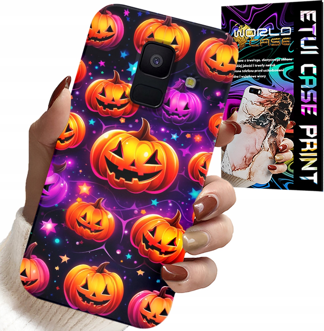 ETUI DO SAMSUNG A6 2018 - HALLOWEEN, SALEM, STRASZNE DYNIE, WZORY