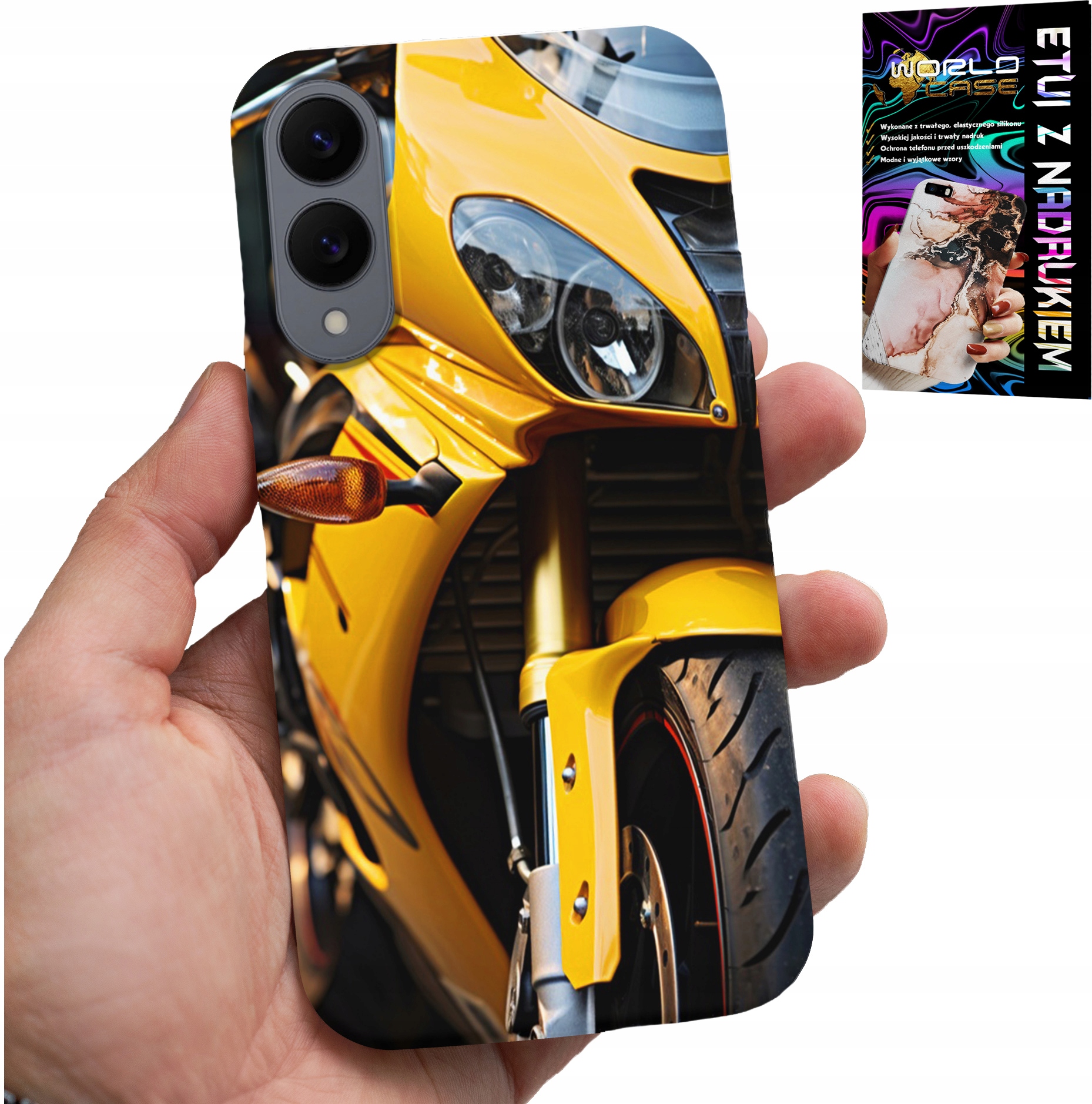 ETUI DO SAMSUNG GALAXY S25 EDGE - MOTOR MOTOCYKL FAN OBUDOWA CASE PLECKI