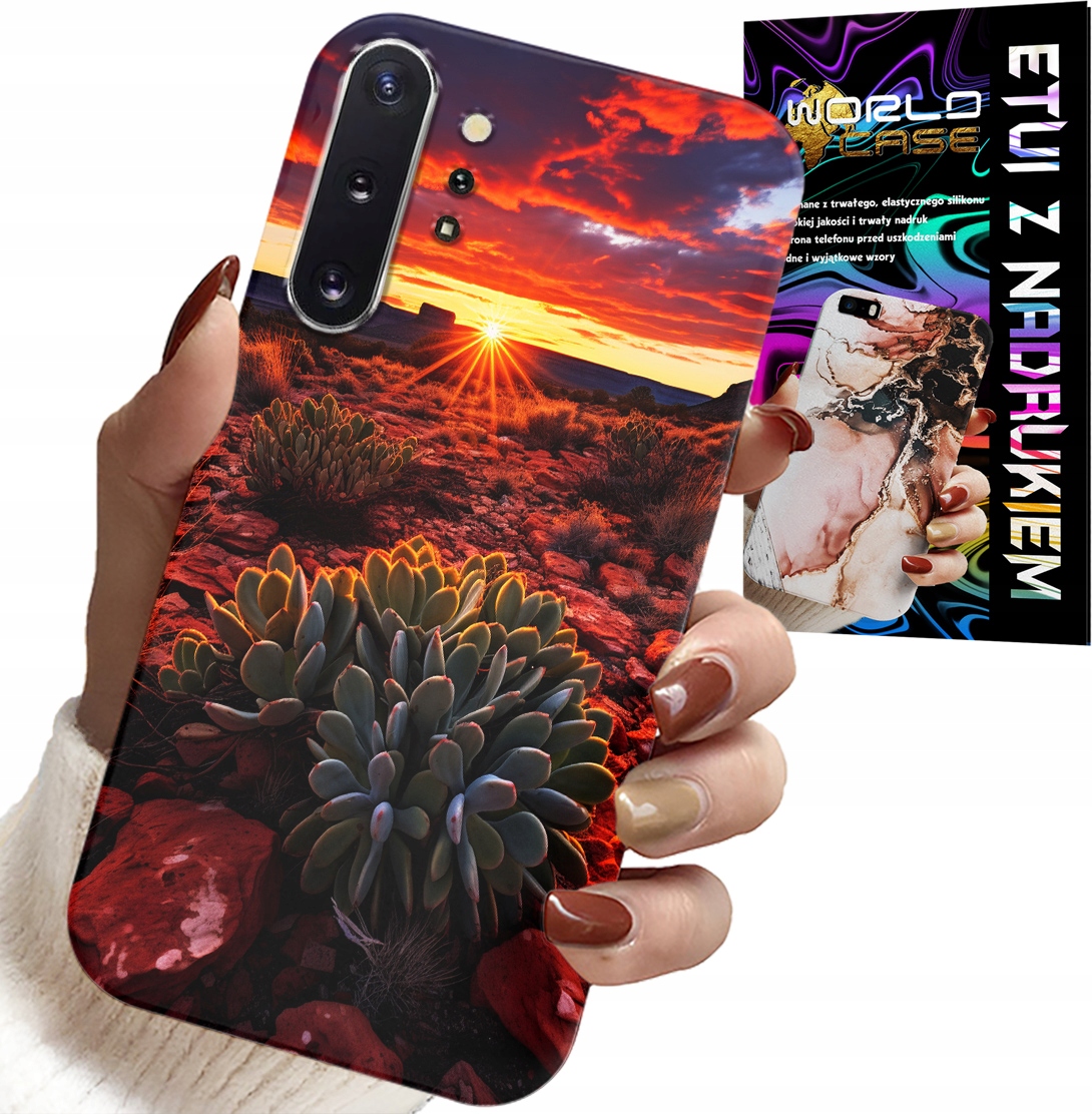 ETUI DO SAMSUNG NOTE 10 PLUS - MEKSYKAŃSKA PUSTYNIA WIDOKI CASE + FOLIA