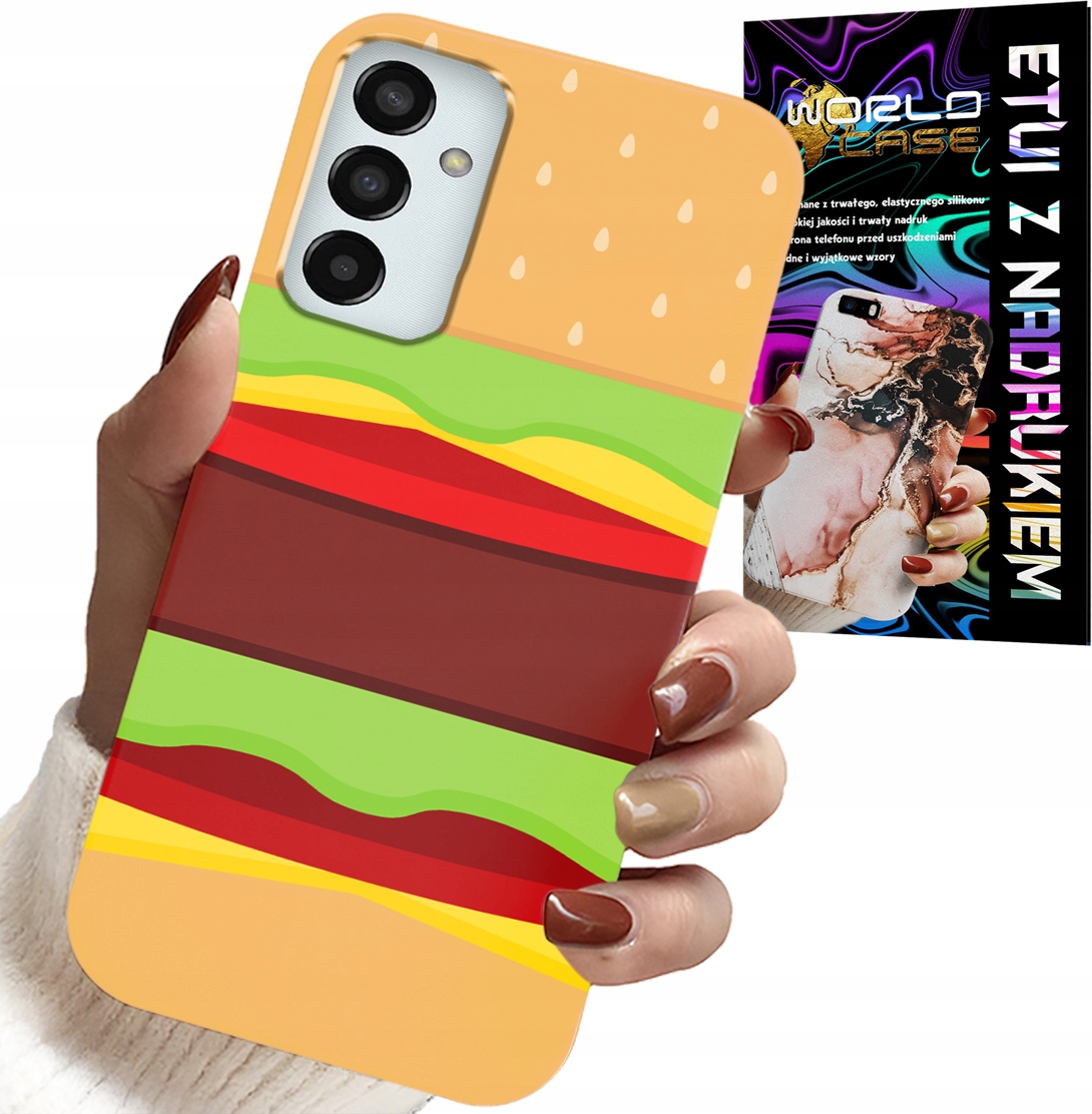 ETUI DO SAMSUNG GALAXY M23 - CASE BURGER CHEESEBURGER OBUDOWA PREZENT
