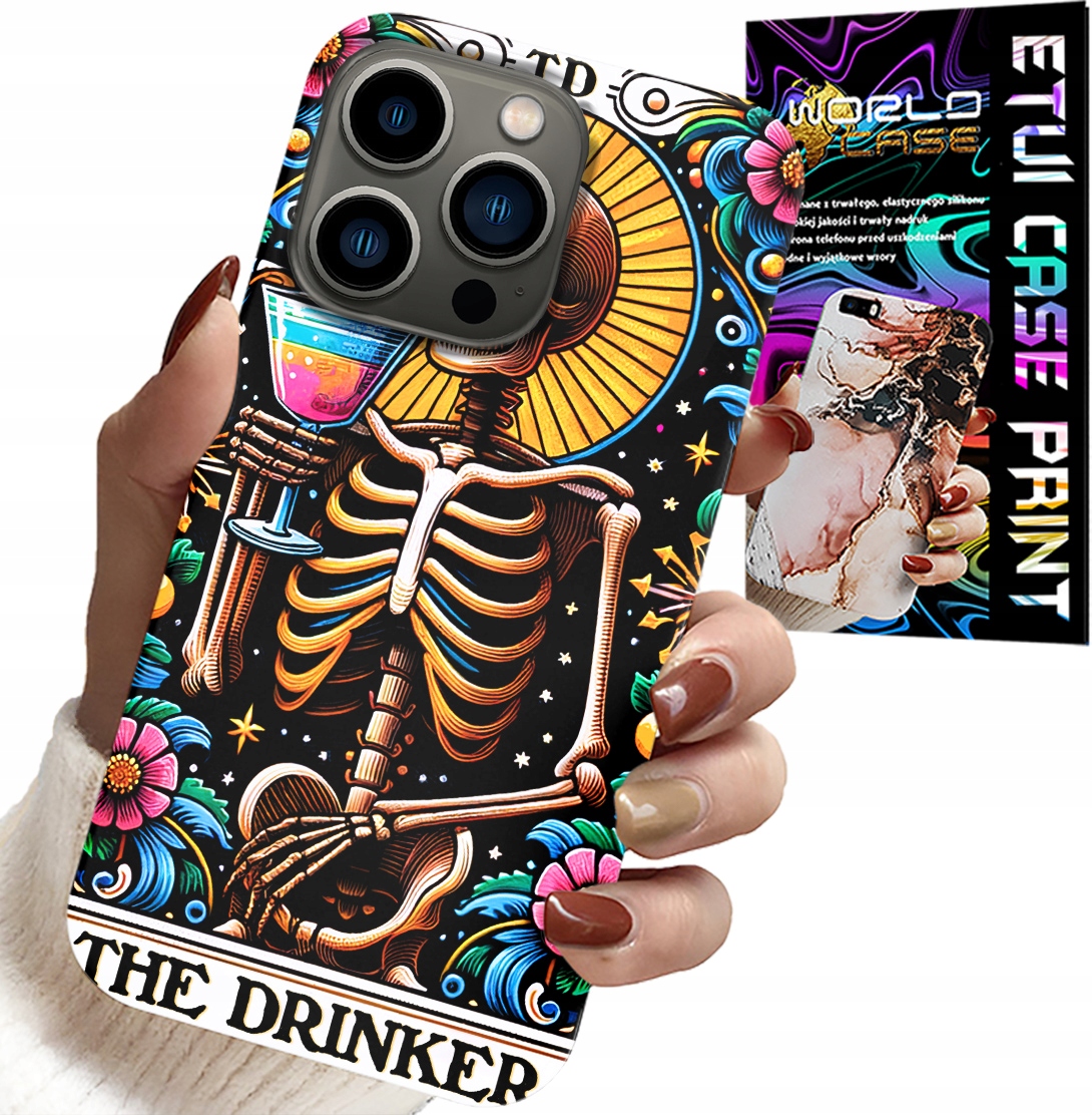 ETUI DO IPHONE 16 PRO MAX - THE DRINKER ALKO WINKO DRINK WZORY CASE